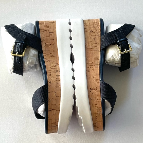 Michael Michael Kors Women's Marlon Platforms Sandals 40S0MAFS1D DK Denim PW19L - Picture 7 of 16